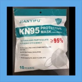 KN95 Masks Particulate Respirator White -  Jianyifu - Each