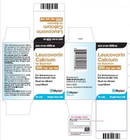 LEUCOVORIN CALCIUM 200MG LYO SDV
