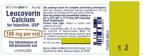 LEUCOVORIN CALCIUM 100MG VL