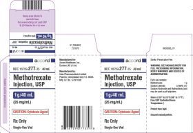 METHOTREXATE INJ, USP SUV 1GM/40ML