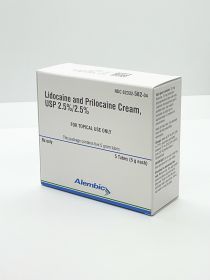 LIDOCAINE-PRILOCAINE 2.5-2.5% CRM 5GM, PACK
