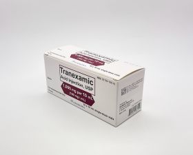 TRANEXAMIC ACID INJ, USP 100MG/ML SDV 10ML