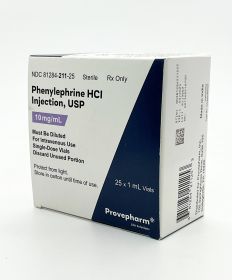 PHENYLEPHRINE HCL 10MG/ML1ML25