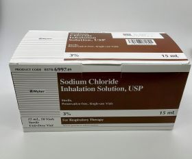 SODIUM CHLORIDE 3% INHALATION SOLUTION, USP SINGLE-USE VIALS 15ML