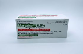 MARCAINE WITH EPINEPHRINE  0.5% 5MG/ML 10ML NOVAPLUS