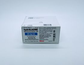 HYDRALAZINE HCL INJ, USP 20MG/ML, SDV 1ML