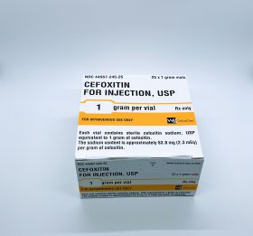 CEFOXITIN FOR INJ, USP 1G/VL