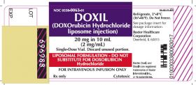 DOXORUBICIN HYDROCHLORIDE LIPOSOMAL 20MG SDV 10ML