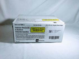 Calcium Gluconate, Preservative Free Injection Flexible Bag 50mL