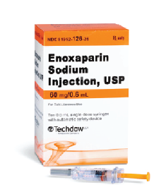ENOXAPARIN SODIUM PREFILLED SYRINGE. 60MG/0.6ML