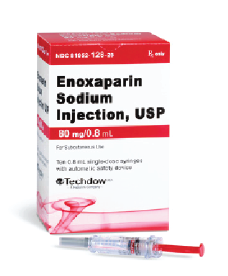 ENOXAPARIN SODIUM PREFILLED SYRINGE. 80MG/0.8ML