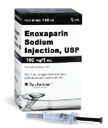 ENOXAPARIN SODIUM PREFILLED SYRINGE. 100MG/1ML