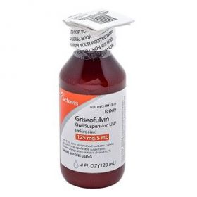 GRISEOFULVIN 125MG/5ML 120ML SUS 4OZ