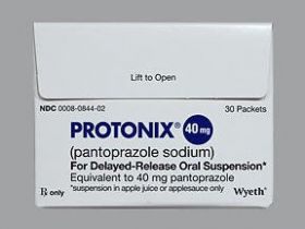 PROTONIX FOR DELAYED-RELEASE ORAL SUSPENSION 40MG