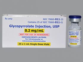 GLYCOPYRROLATE VL .2MG 1ML/25 CT JHP