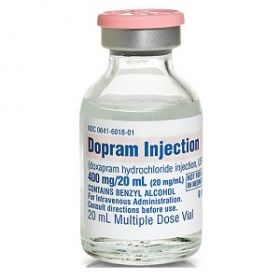 DOXAPRAM HCI INJ, USP 20MG/ML MDV 20ML