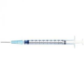 PrecisionGlide Tuberculin Needle, Without Safety, Detachable Needle, Luer Lock Tip, Sterile, Single Use, 25 Gauge 5/8 Inch Length 1mL