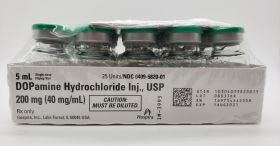 DOPAMINE HYDROCHLORIDE INJ, USP FLIPTOP SDV 200MG 5ML
