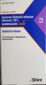 GAMMAGARD LIQUID 10% 10GM 100ML