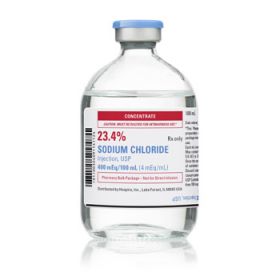 SODIUM CHLORIDE 23.4% INJ, USP PRESERVATIVE-FREE MDV 4 MEQ/ML 100ML