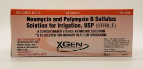 NEOMYCIN AND POLYMYXIN B SULFATES FOR IRRIGATION, USP 1ML