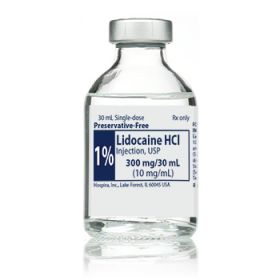 LIDOCAINE HCI INJ, USP 1% PRESERVATIVE-FREE PREFILLED SYRINGE 10MG/ML 5ML