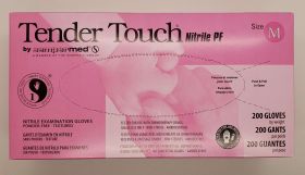 Gloves, Medium, Tender Touch, Nitrile, NonSterile, Standard Cuff Length, Textured Fingerprints, Chemo Tested, Lavender, Box