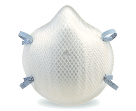 N95 Nonsterile Particulate Respirator Cup Elastic Strap Mask White Medium/Large