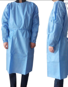 Level 3 Isolation Gown - 55gsm SSMMS, knitted Cuffs - Size XL