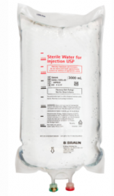 WATER FOR INJECTION STERILE, USP, VIAFLEX CONTAINER PHARMACY BULK PACKAGE MFG# 2B0306, 2000ML