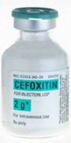 CEFOXITIN NOVAPLUS FOR INJ, USP 2G/VL