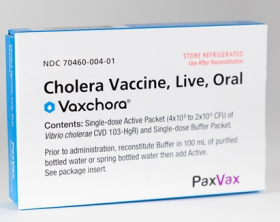 VAXCHORA CHOLERA VACCINE PAXVAX INC