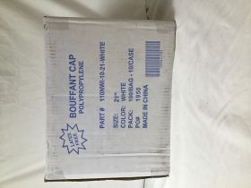 Polypropylene Bouffant Caps 21" White