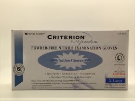 Gloves, XL, Nitrile, Non-Sterile, Latex-Free, Criterion, Pure Freedom, Blue, Box