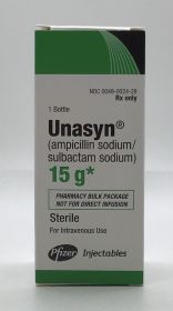 UNASYN FOR INJ 15G/VL *PHARMACY BULK PACKAGE*