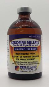 ATROPINE SULFATE MDV 1/120 GRAIN 100ML