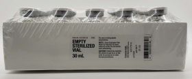 EMPTY STERILE VIAL 30ML