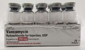 VANCOMYCIN HCL INJ, USP 750MG