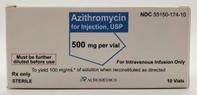 AZITHROMYCIN VL 500MG/10ML