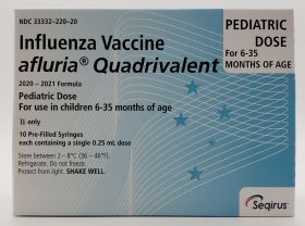 AFLURIA QUADRIVALENT PREFILLED SYRINGE 0.25ML