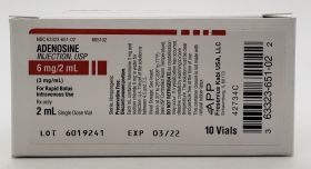 ADENOSINE INJ, USP SDV 6MG 2ML