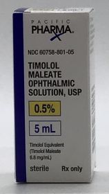 TIMOLOL MALEATE OPHTHALMIC SOLUTION 0.5% 5ML