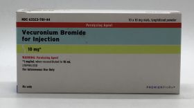 VECURONIUM BROMIDE FOR INJ 10MG