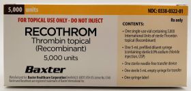 RECOTHROM VIAL 5000IU MFG# ADS201801, 5ML