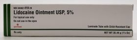 LIDOCAINE OINTMENT USP, 5% 35.44GM TUBE