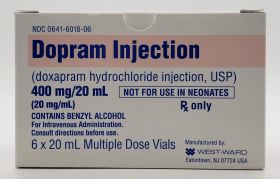 DOXAPRAM HCI INJ, USP MDV 20MG/ML 20ML