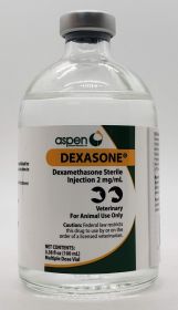 DEXAMETHASONE STERILE INJECTION 2MG/ML 100ML MDV NADA# 200-324