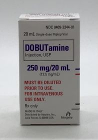 DOBUTAMINE INJ, USP FLIPTOP SDV 250MG 20ML