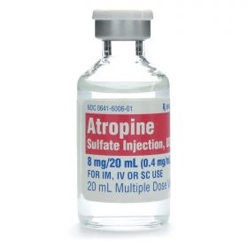 ATROPINE SULFATE INJ, USP MDV 0.4MG/ML 20ML