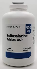 SULFASALAZINE TAB, USP 500MG